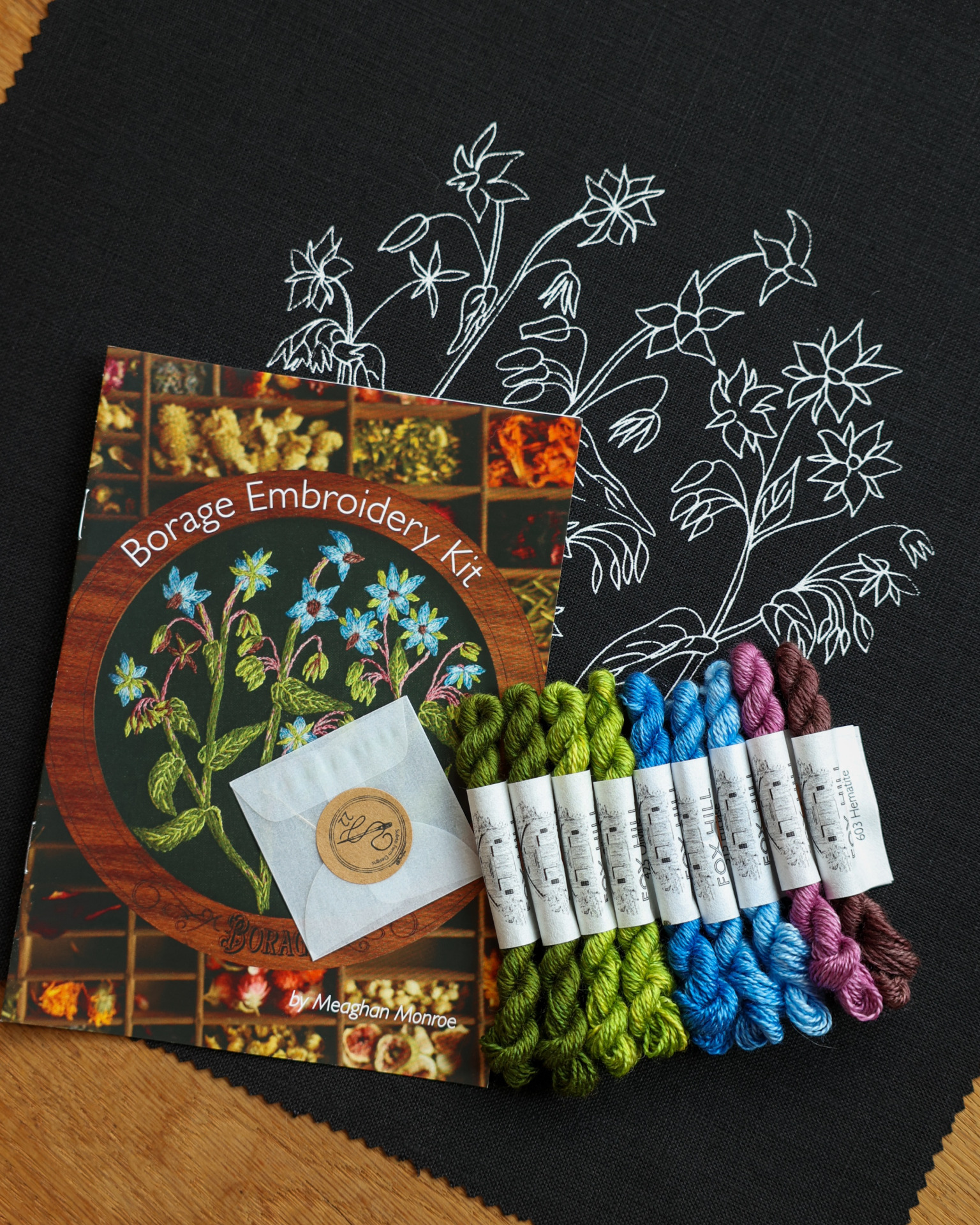 Borage Embroidery Kit - Image 2