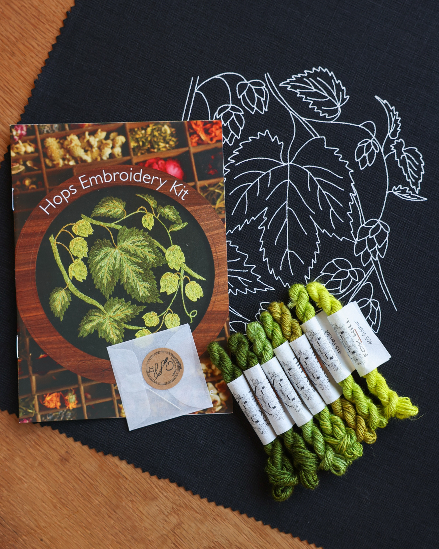 Hops Embroidery Kit - Image 2